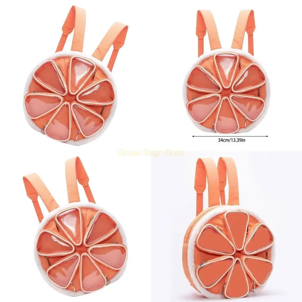 

X90D Ita Backpacks Purses,Clear Shoulder Bag Pins Display Daypacks for Anime Cosplay