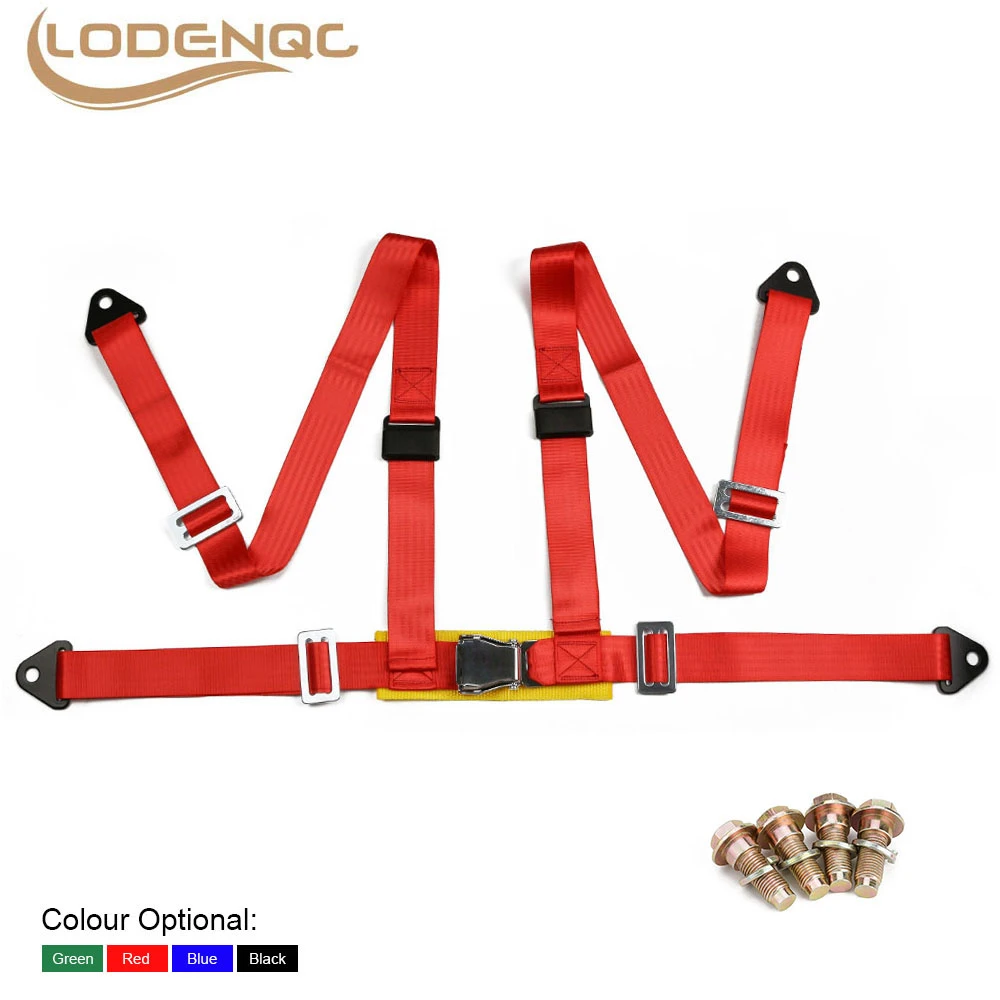 2 Inch Seat Belts Style Competition 4 Point Snap-In Racing Harness Safety Belt Seat Harness With Camlock LC100857