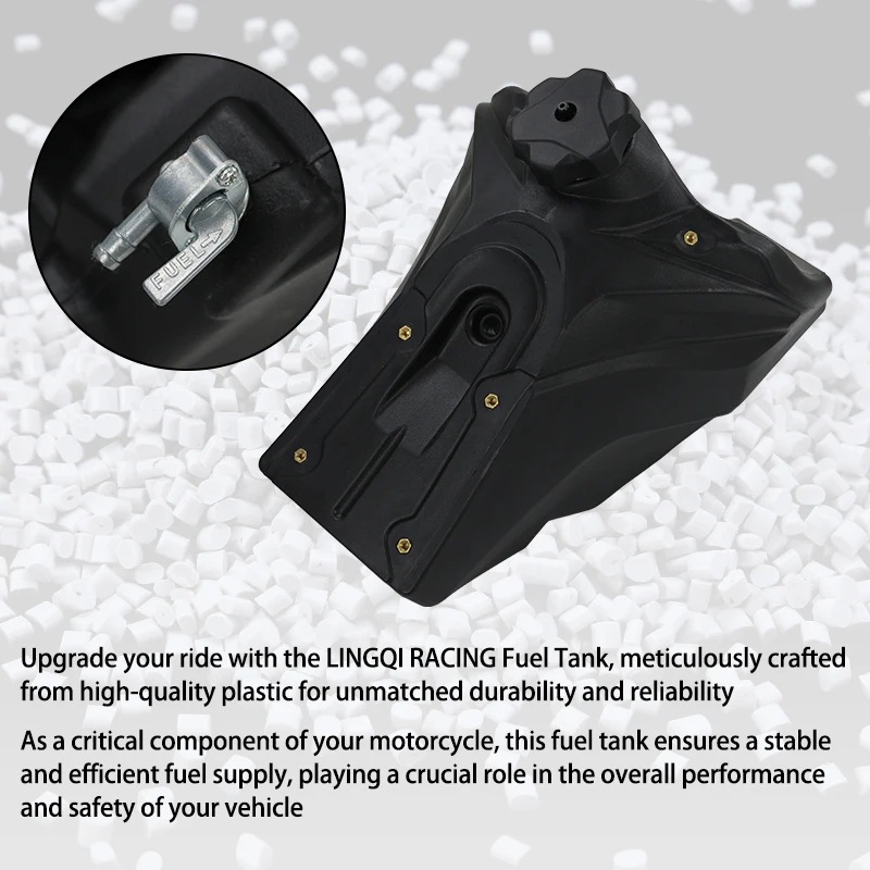 LINGQI سباق الدراجات النارية KT85 البلاستيك الديزل الغاز النفط خزان البنزين خزانات تخزين الوقود ل KT 85 الترابية دراجة الطرق غير الممهدة على الطرق الوعرة إندورو