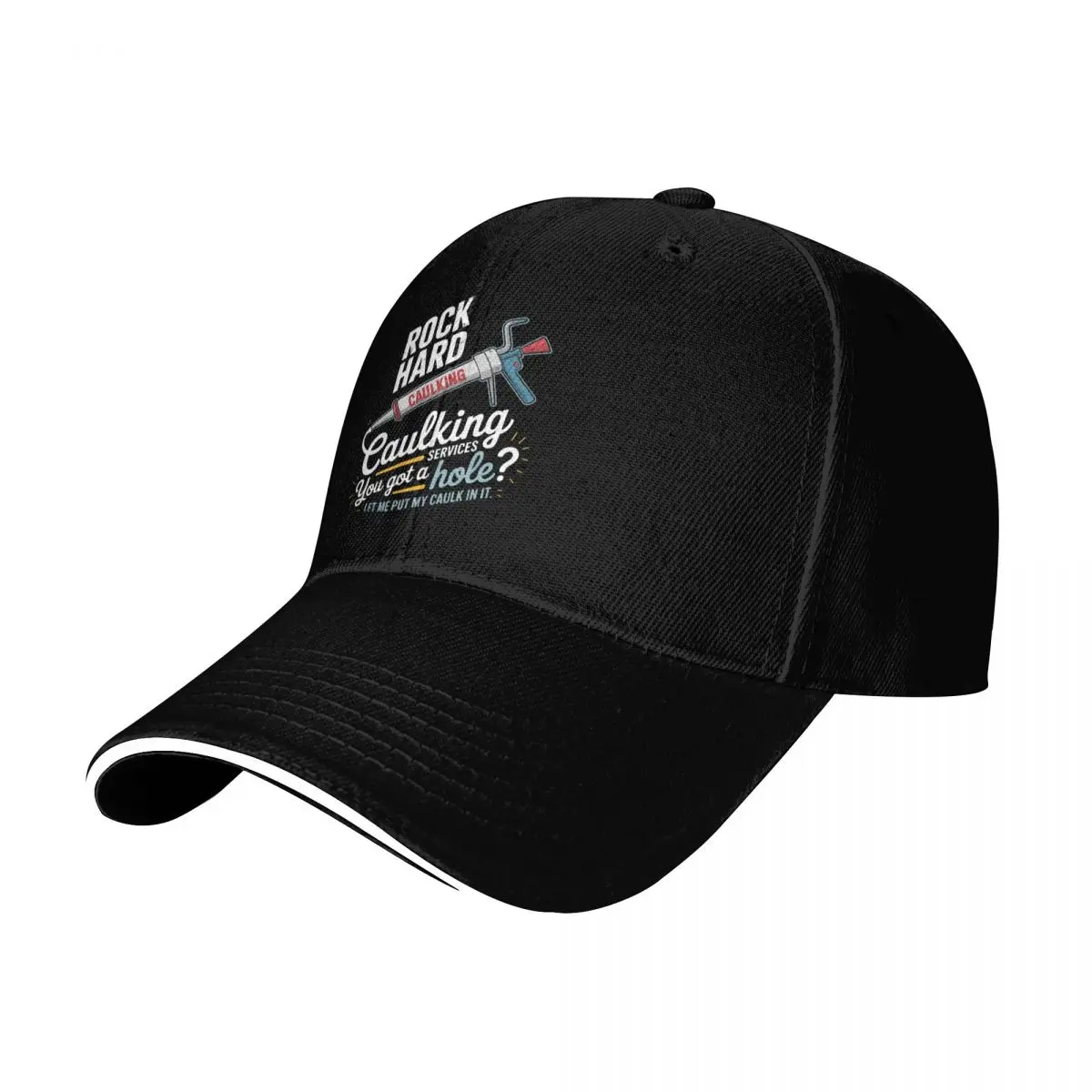 Baseball Caps Rock Hard Caulking Service Funny Joke Gifts Casquette Unisex Casual Summer Hats