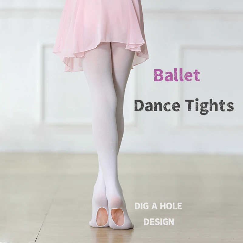 

Princess Baby Girls Ballet Tights High Elasticity Dance Pantyhose With Hole Seamless Spring Autumn Women Infant Kids Stockings