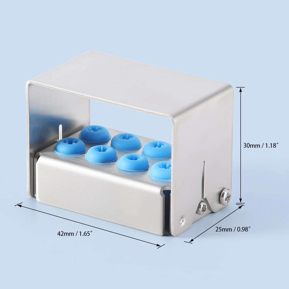 AZDENT 8/30 ثقوب الأسنان بور حامل معقم إندو ملف صندوق تعقيم منظم 135 ℃   أدوات مختبر قابلة للتعقيم