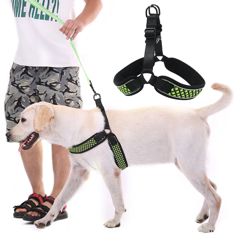 

New Pet Chest Harness Large, Medium and Small Dog Chest for Leash Double D Ring Reflective Chest Harness Dog Collar Accessories