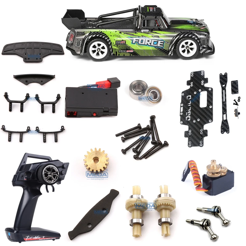 

WLtoys RC Car 284131 Оригинальные запасные части 1:28 Набор винтов с шаровой головкой Центральный приводной вал Пульт дистанционного управления Обновление сервопривода кузова