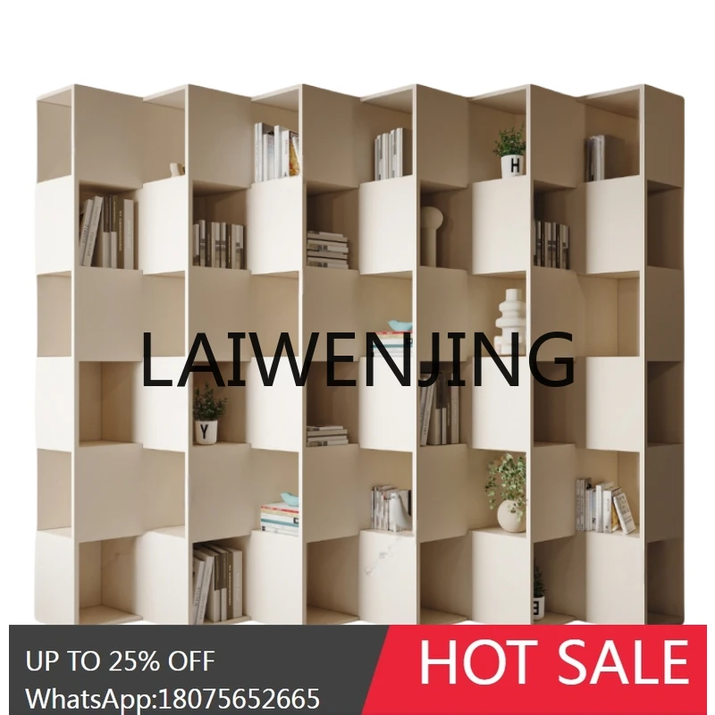 

RWJ Solid Wood Paint Rack Floor Storage Storage Cabinet Special-Shaped Ladder Bookshelf Combination