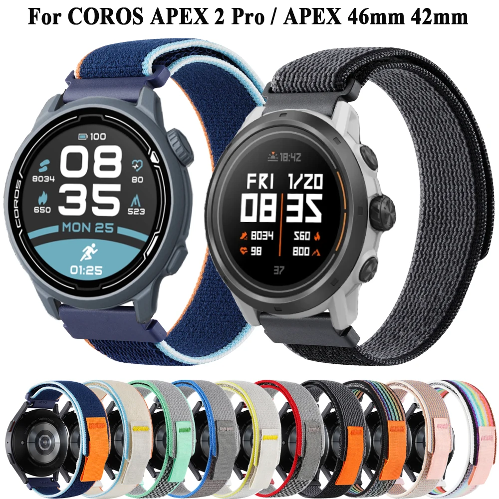 22mm/20mm Correa For COROS PACE3 Smartwatch Band COROS PACE 2 Strap APEX 2 Pro/APEX Pro/APEX 46mm Replacement Wristband Bracelet