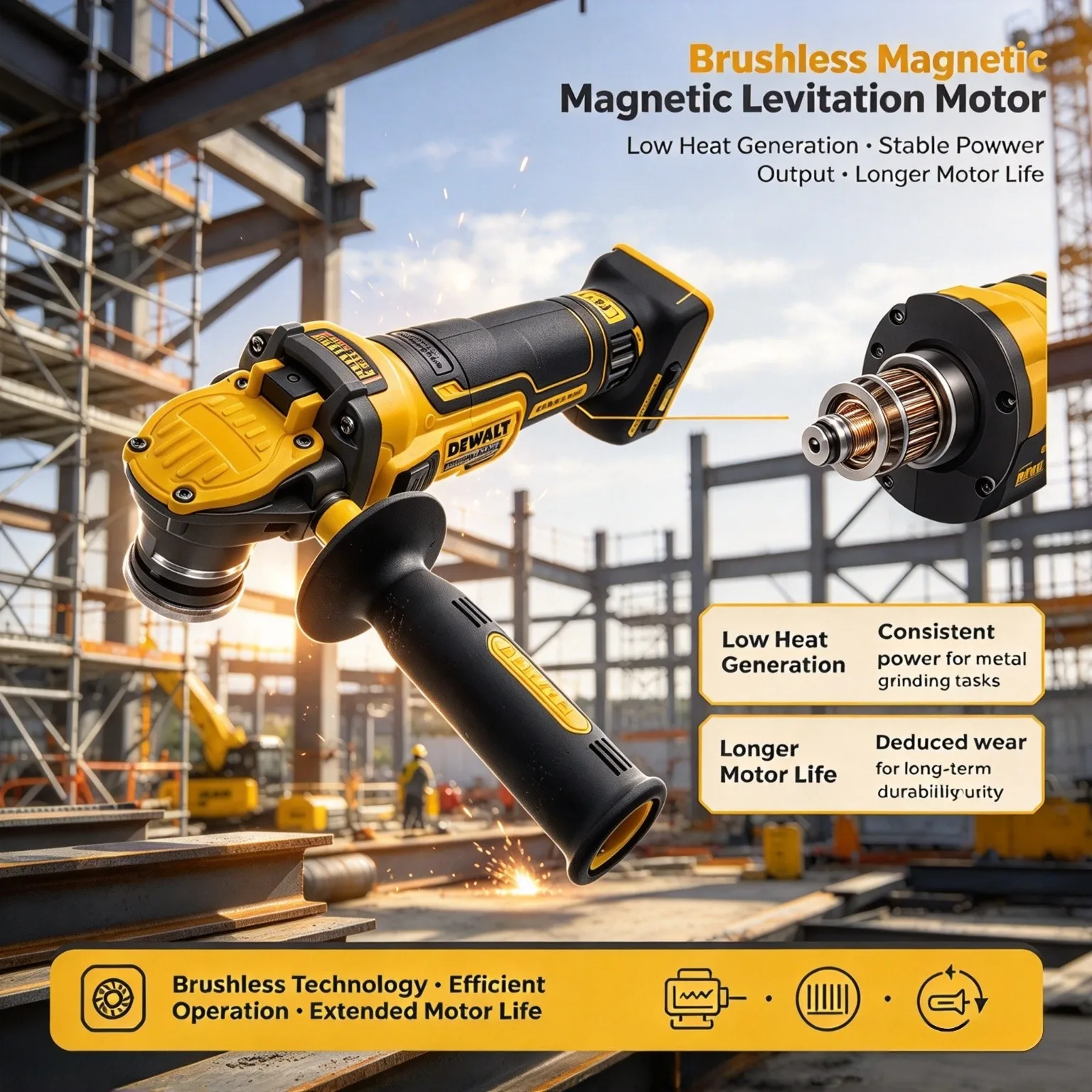 DEWALT Angle Grinder DCG409 20 - Crossfit Machine ulasan dan harga