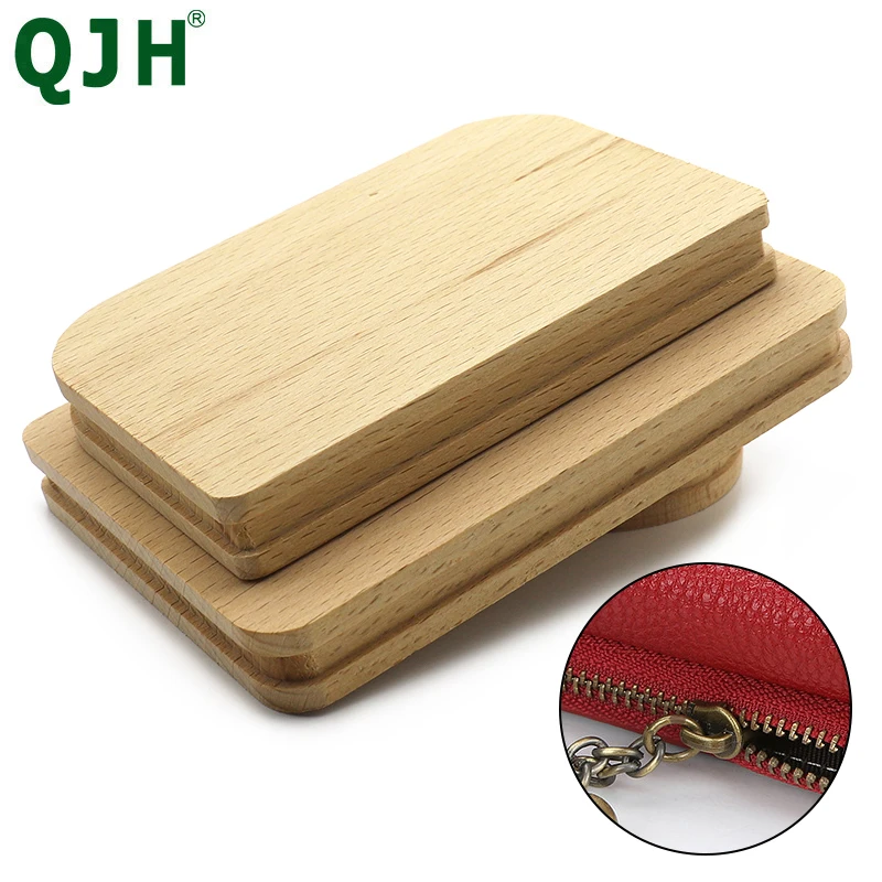 1pc DIY Zipper Installation Wood Tool, Wooden Board Template, Sewing Zipper Assist Installation Plate, Sewing Handcrafted Tool
