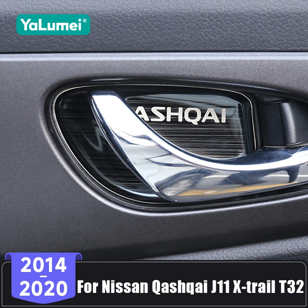 Für Nissan Qashqai J11 X-trail Xtrail T32 2014 2015 2016 2017 2018 2019 2020 Edelstahl Auto Innen türgriff Schüssel Trim Abdeckung