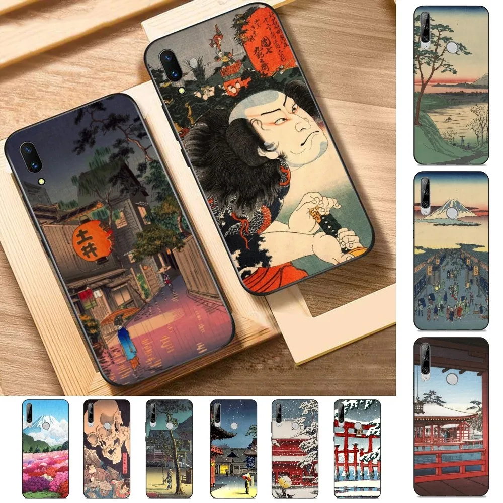 

Ukiyo-e Japanese Style Art Phone Case For Huawei Y9 6 7 5 Prime Enjoy 7s 7 8 plus 7a 9e 9plus 8E Lite Psmart Shell