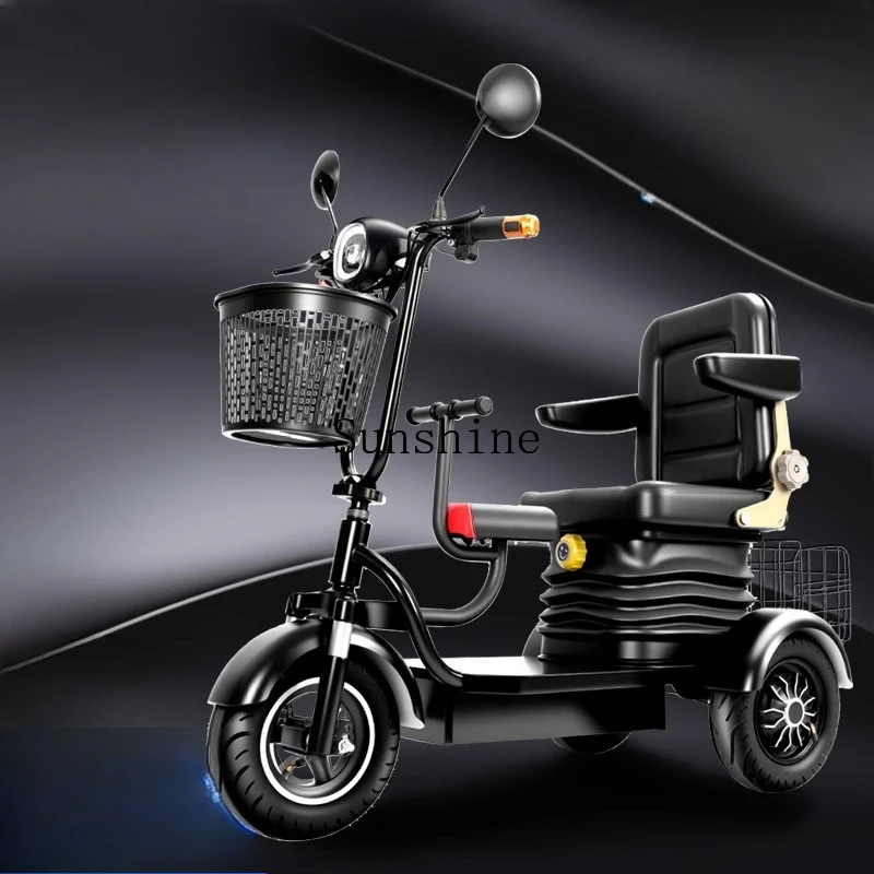 

Electric tricycle lithium battery folding mini elderly scooter