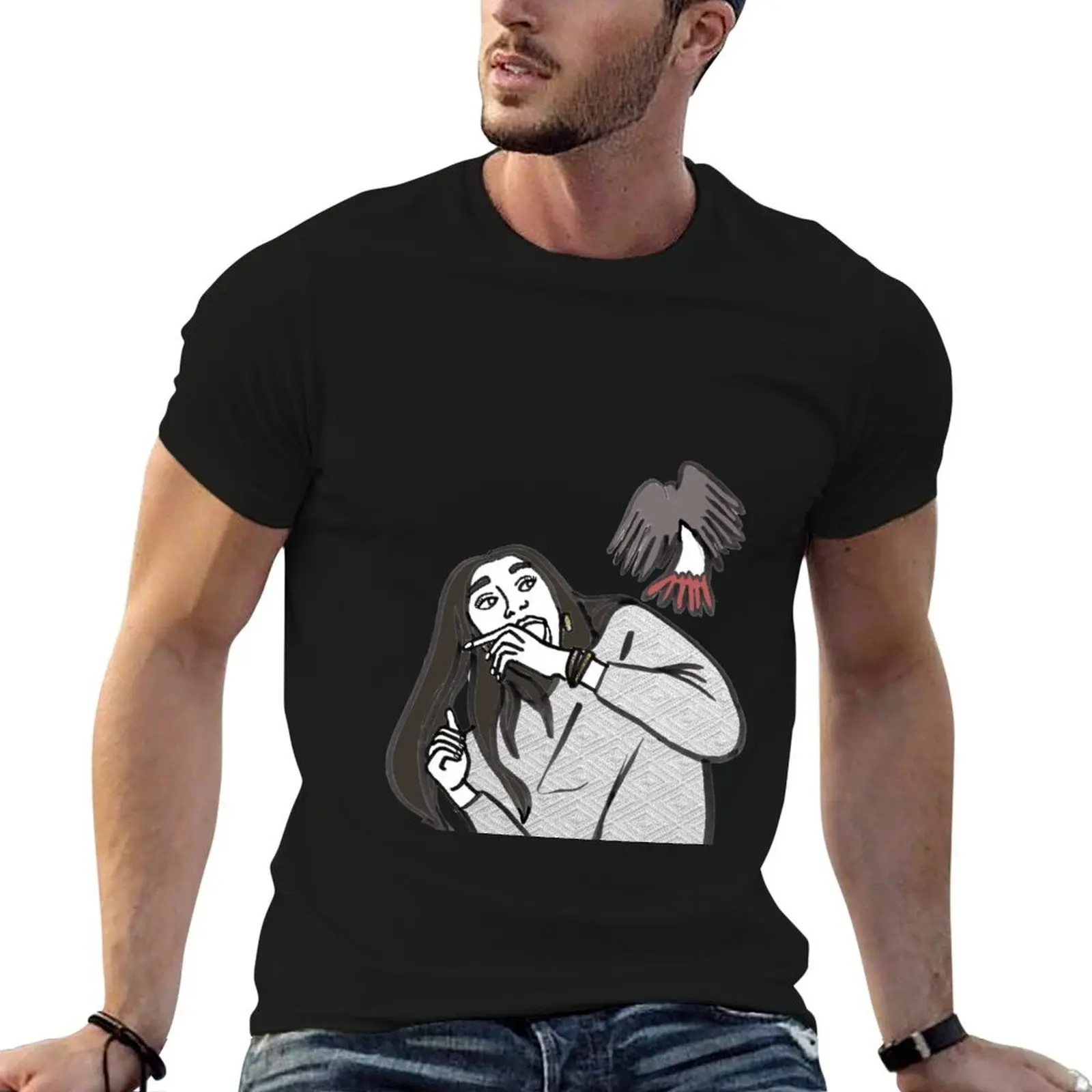 

Wendy and T'Challa T-Shirt man t shirts graphic funny t shirts man T-Shirt