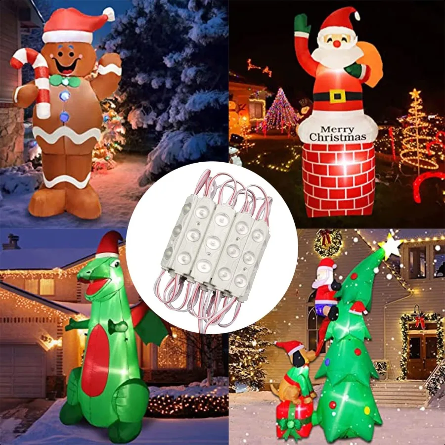 Modulo LED Luce decorativa a LED bianca 20 pezzi 9,8 piedi 2835 SMD 150LM per modulo LED IP65 Luce decorativa impermeabile per lettera Si