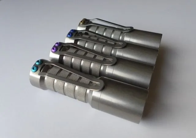 Material de cuchillo Diy, mango de cuchillo, tornillo de titanio, tornillos de cabeza de botón T8, accesorios de mango de cuchillo 4-40