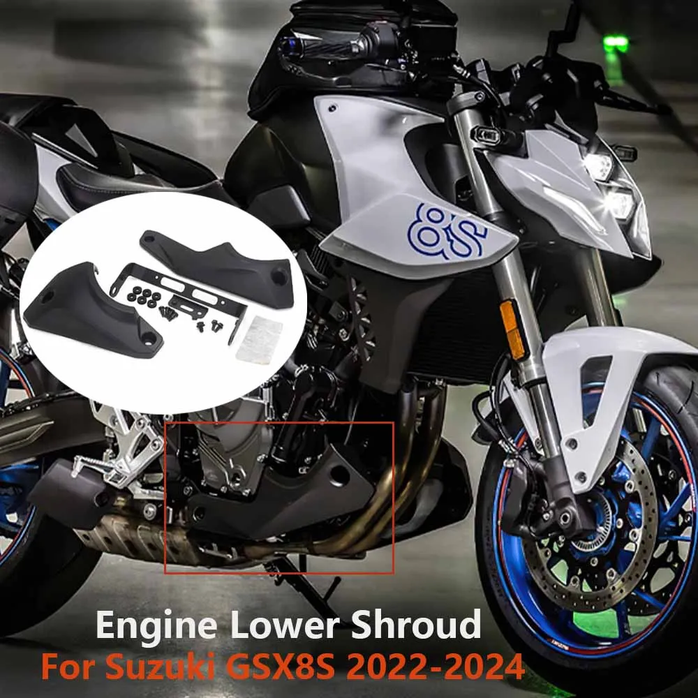 

For Suzuki GSX-8S GSX 8S GSX8S 2022-2024 Motorcycle Frame Engine Lower Spoiler Body Fairing Side Protector Guard Chassis Shield