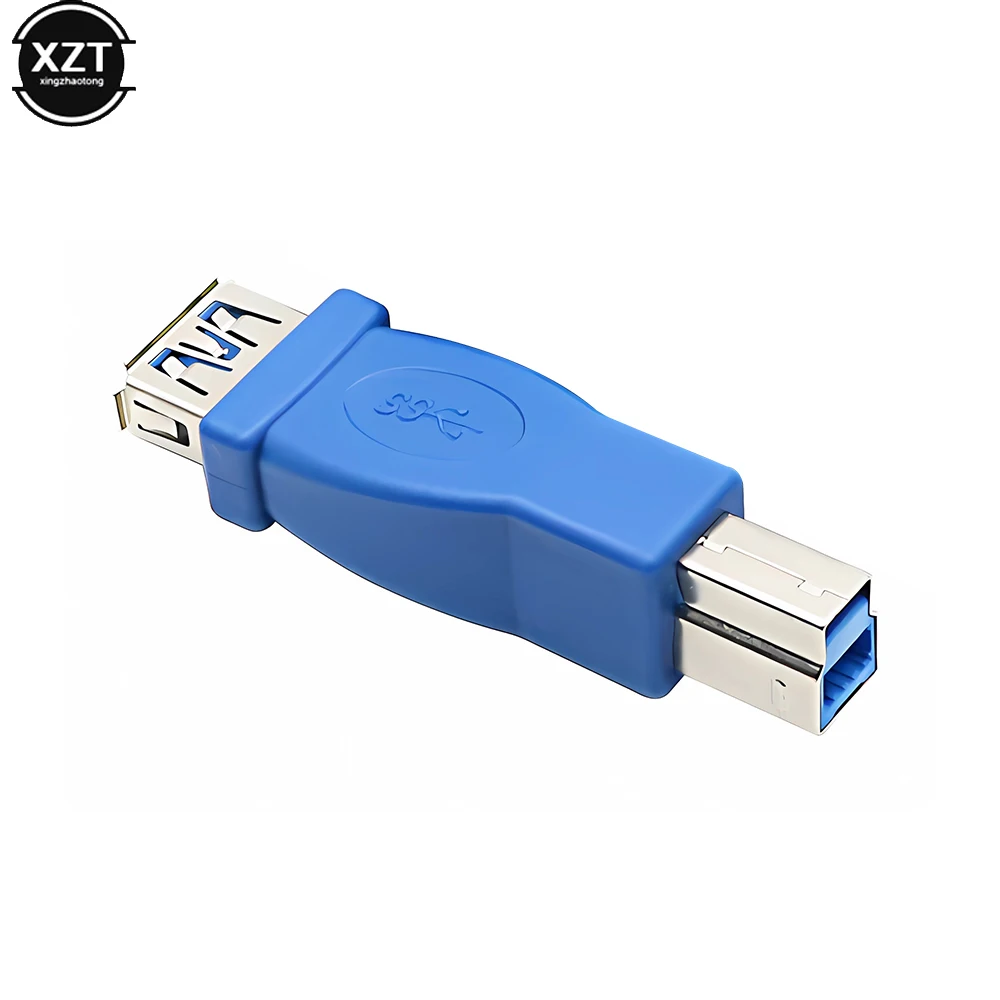 1PC High Quality USB 3.0 Type A Female to Type B Male Plug Connector Adapter USB3.0 Extender Converter Adaptor