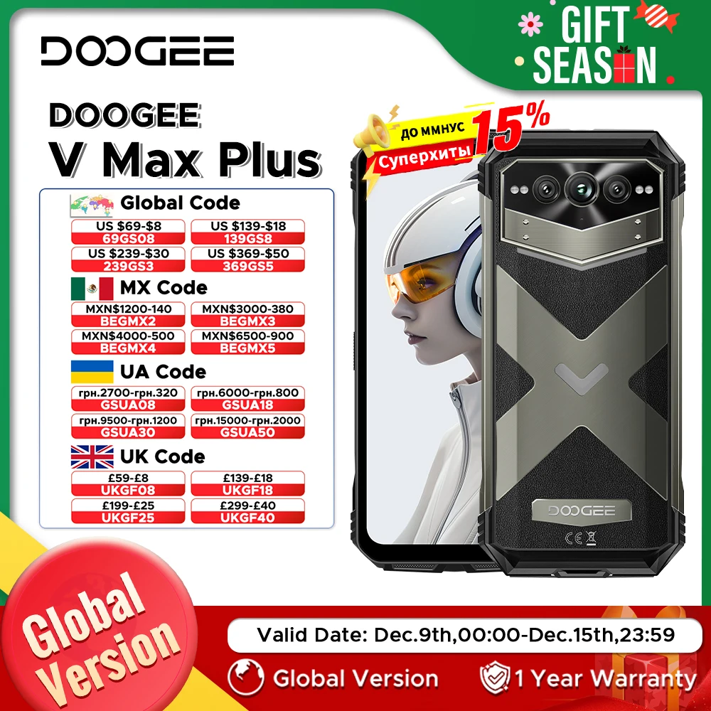 DOOGEE V Max Plus Rugged Phone 6.58\