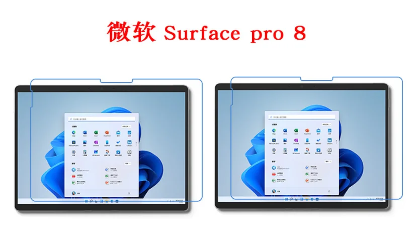 2pcs/lot Soft Protective soft Film  For  Microsoft Surface Pro 8 13