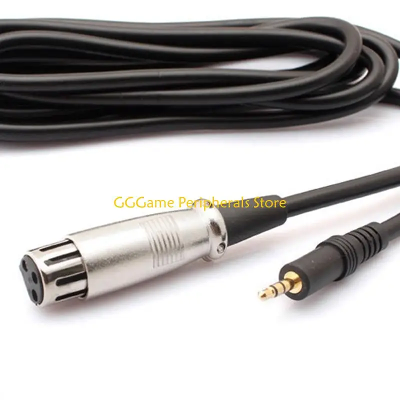 U55B 2.5Meter XLR Female To 3.5Mm Sound Cable For Home Karaoke And Professional Recording Use