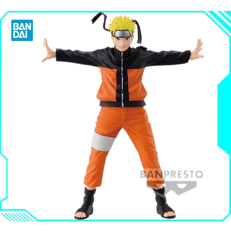 Bandai Original Banpresto Naruto PANEL SPECTACLE Uzumaki Naruto Shippuden PVC Action Figure Model Collector Toy