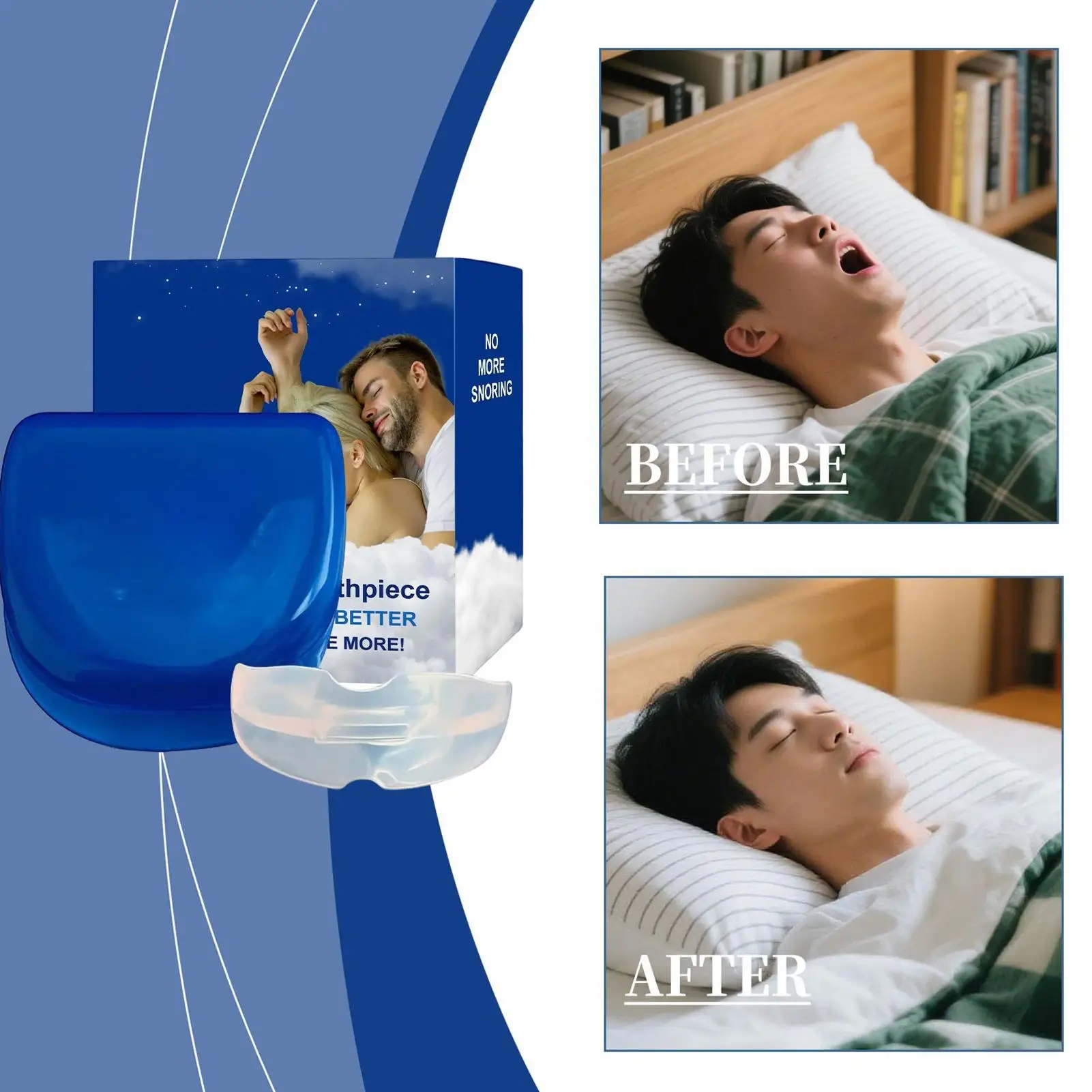 Neue Anti Schnarchen Mundstück Zähneknirschen Apnoe Hosenträger Schlafen Schnarchen Reduzierung Mundschutz Für Schnarchen Männer Frauen Erwachsene Senioren