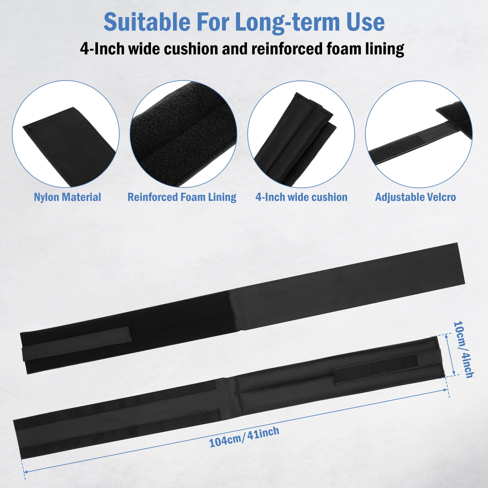 Imagem -03 - Dry Wall Stilt Strap Nylon Drywall Stilt Leg Band Ajustável Wide Padded Substituição de Perna Lavável Pcs