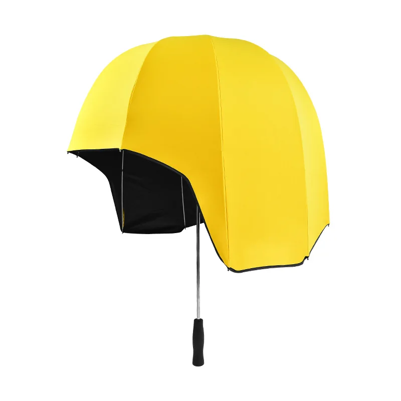 

Creative Helmet Umbrella Sunade Double Layer Manual Umbrella for Couples Adult Sun Protection Cute Selling Point Rain And S...