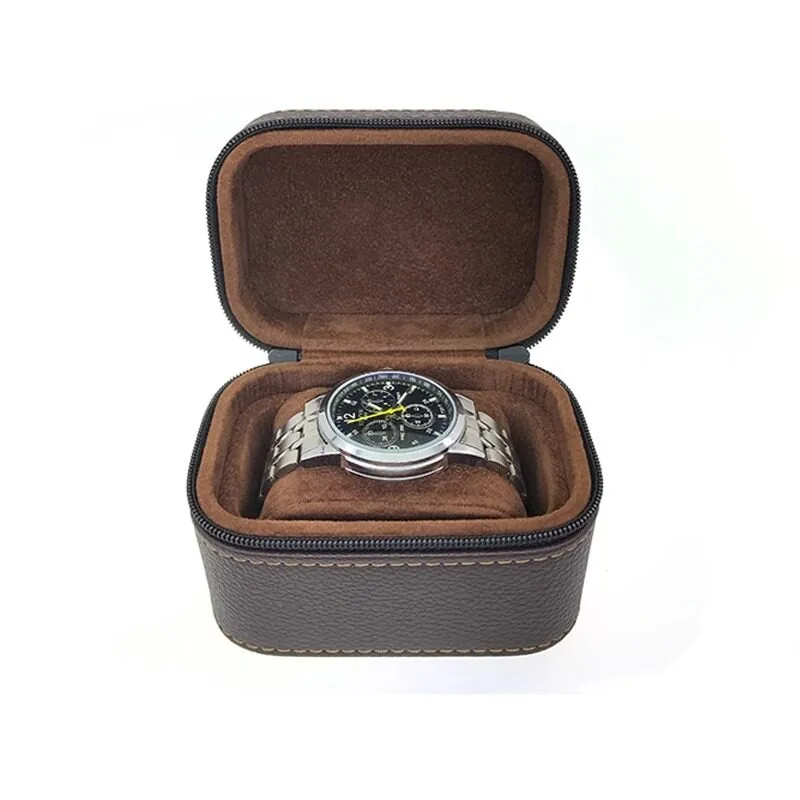 New Model Of Watch Box Single Watch Box Jewelry Box Luxury Watch Storage Box Convenient Men's And Women's Watch Box Leather