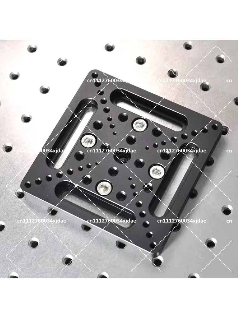 100x100x10mm Optical Slide Table M3 M4 M6 Threaded Holes Adapter Board Displacement Plate