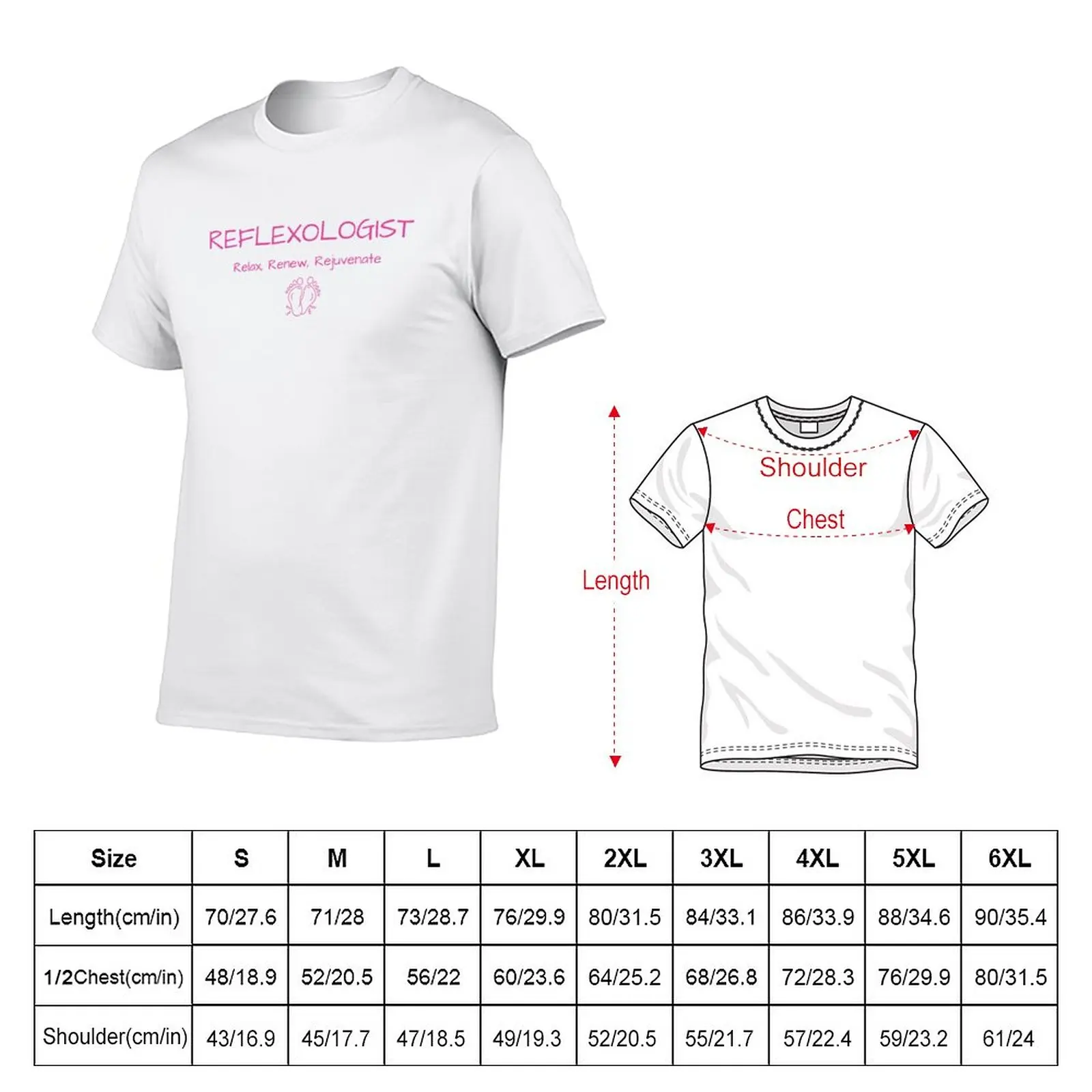 New Reflexologist T-Shirt summer clothes cute clothes big and tall t shirts for men