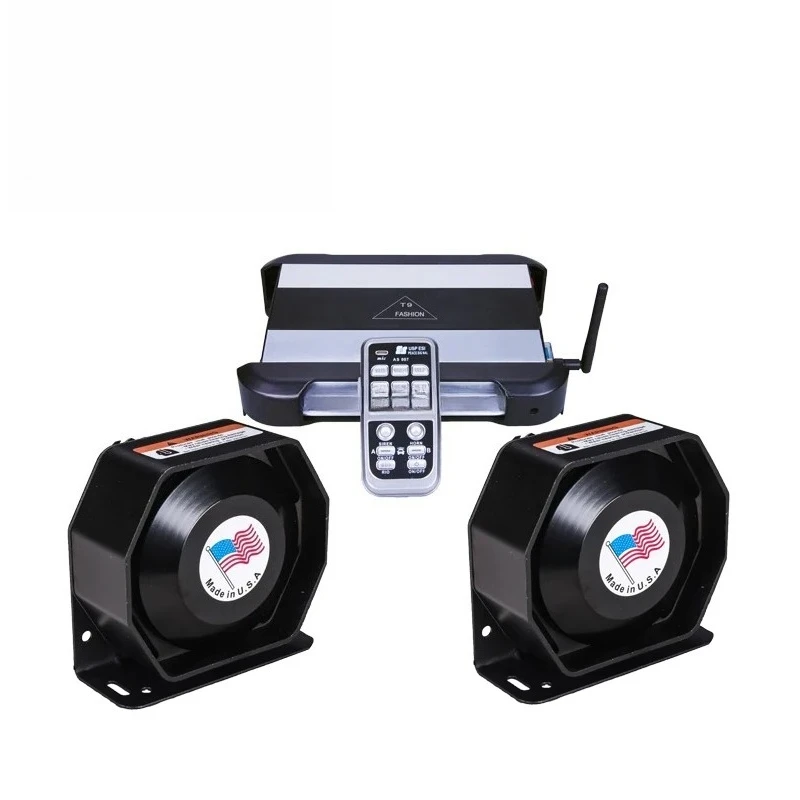 

T9 400 Вт MP3 супер тонкий звуковой сигнал динамик на большие расстояния с беспроводным контроллером рефлекторная сигнализация сирена для автомобиля