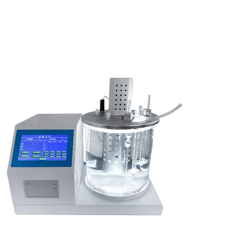 Kinematic Viscometer High Precision Oil Bitumen Petroleum Lubricating Oil Diesel Viscometer Testing and Determination Instrument