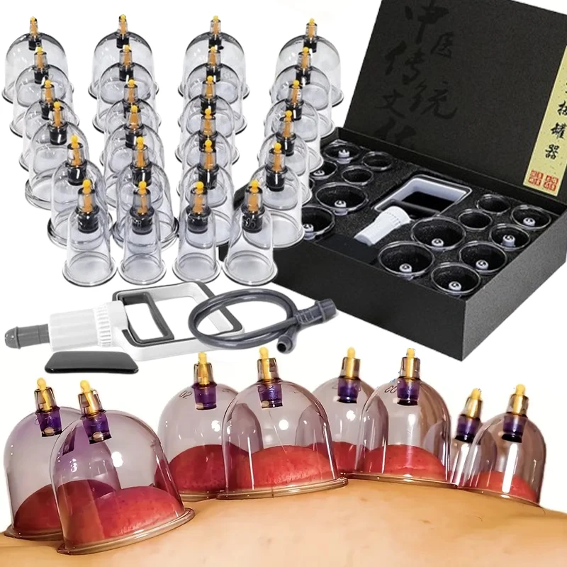 

Набор банок китайской медицины, массажное устройство, физиотерапия, вакуумная аспирационная терапия, массажер для тела, снимает усталость, массаж, здоровье