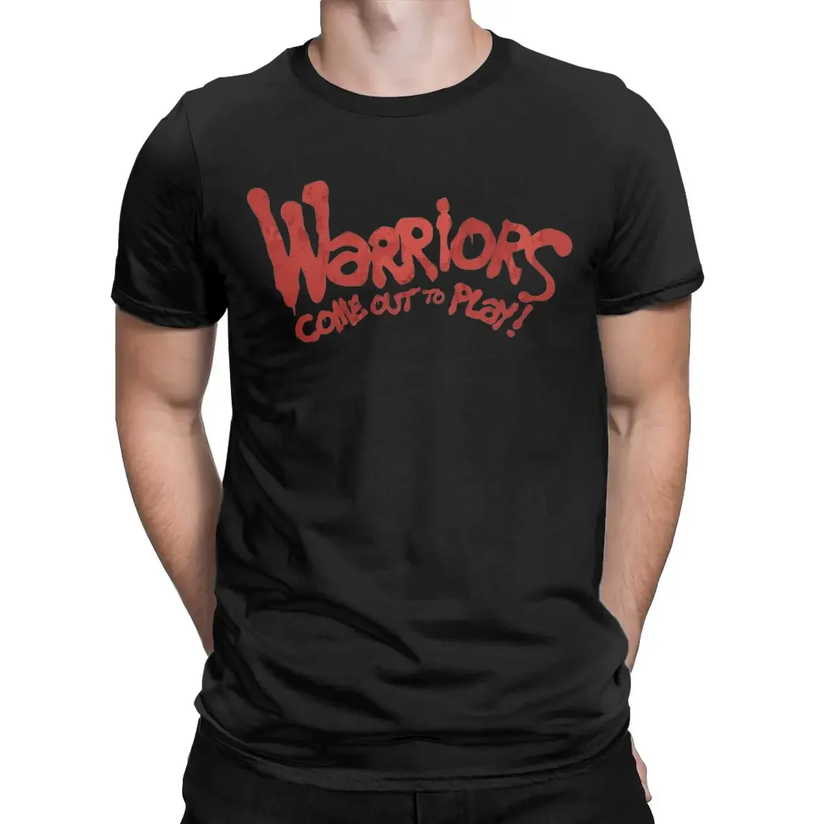 Warriors Come Out To Play Movie Film T Shirts Men's Pure Cotton Hipster T-Shirts Round Neck Tees Short Sleeve Tops 4XL 5XL 6XL