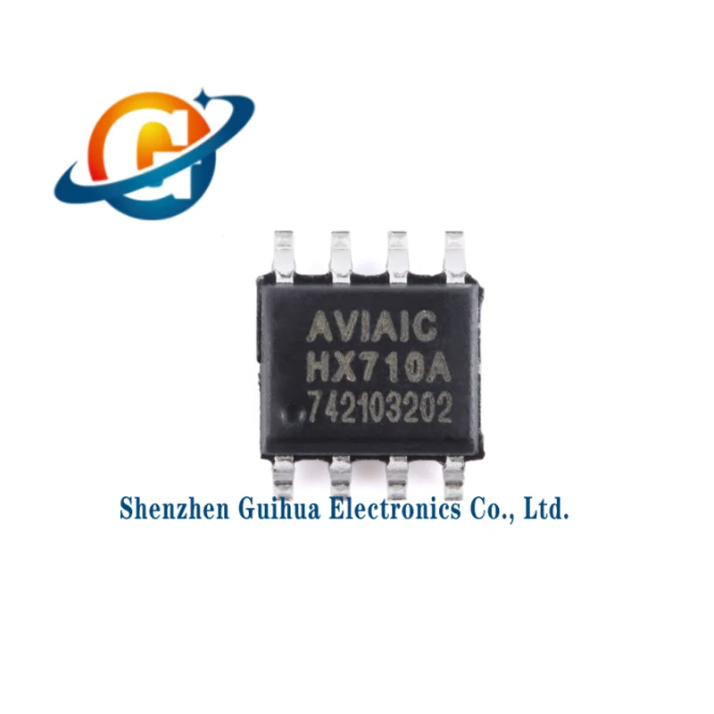 10pcs original genuine HX710A SOP-8 24 bit analog-to-digital conversion chip with temperature measurement output