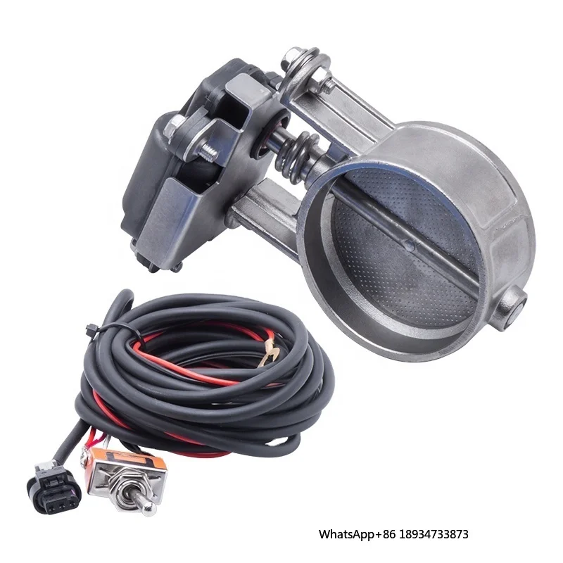 

Electric Exhaust Control Valve Electric Valve Unit with Switch 2&2.36&2.5&3.0inch Excellent Sealing Exhaust Control Valve