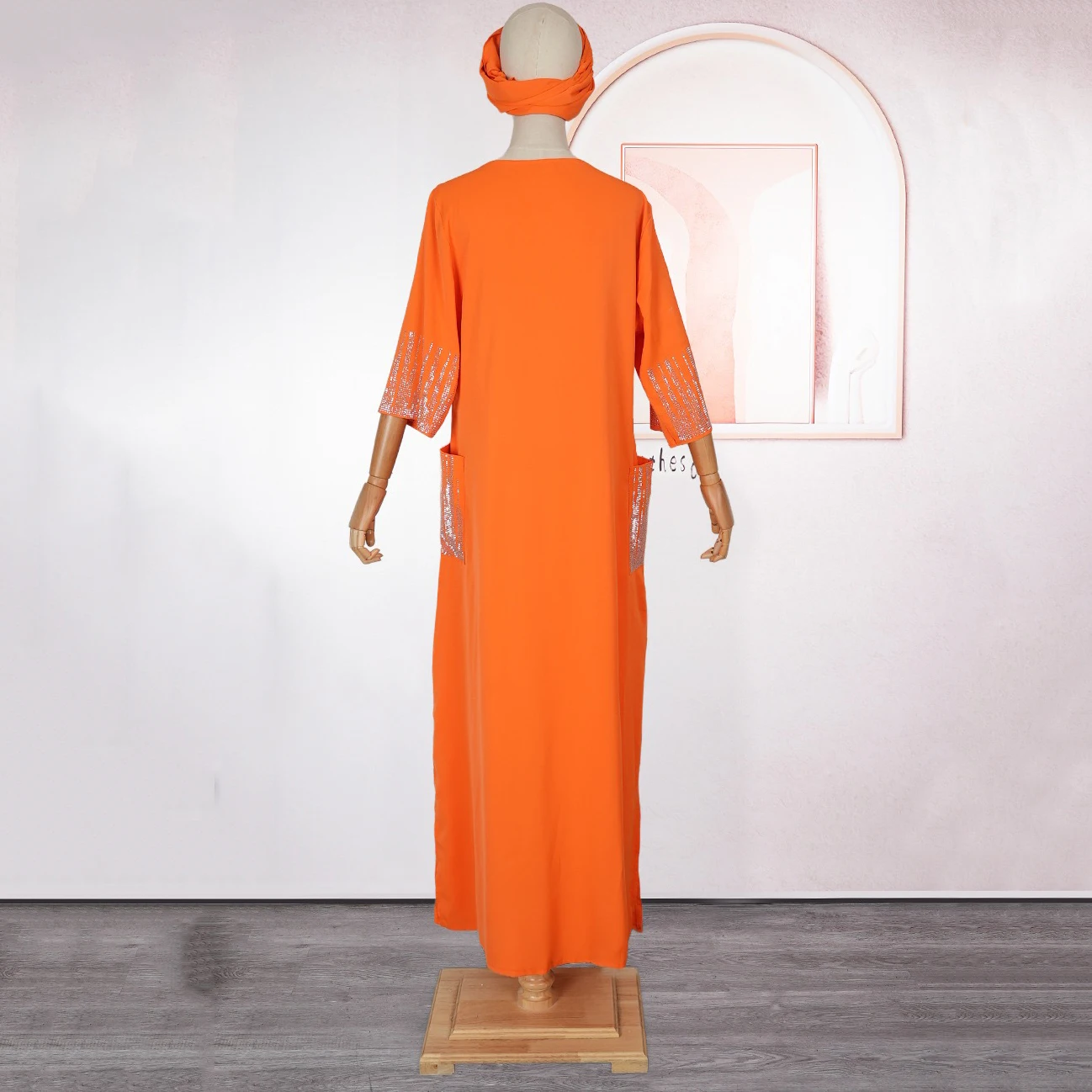 Abayas for Woman 2025 New Africa Cloth Dubai Turkey Diamond Fashion Caftan Boubou Birthday Wedding Party Robes Dress Wholesale