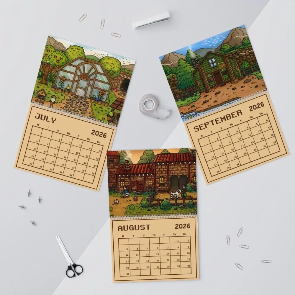 

Stardew Valley Fan-Made 2026 Calendar 12 Monthly Country Aesthetic Wall Calendar Funny Family Planner 2026 Planner Office Use