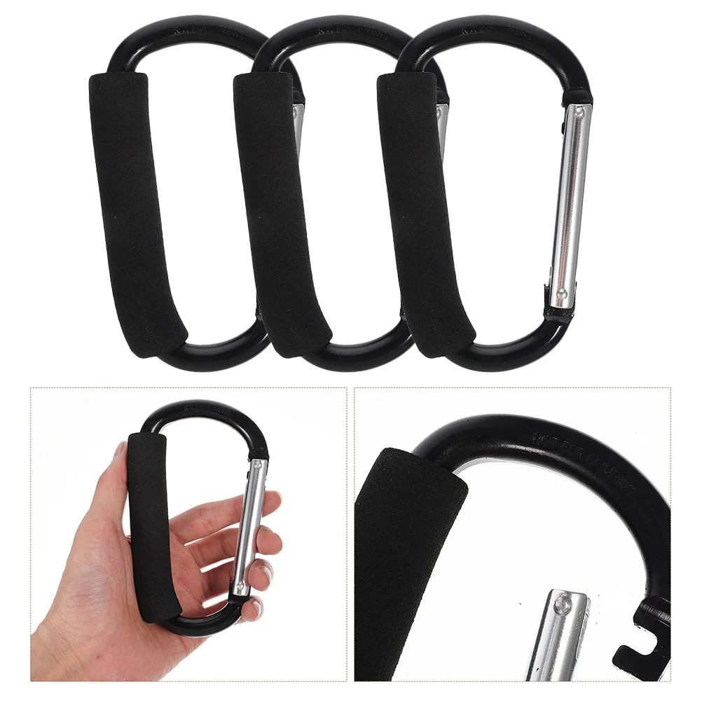 Buggy Carabiner Cart Hook Heavy Duty Clothes Hanger Ordinary Shopping Hangers for