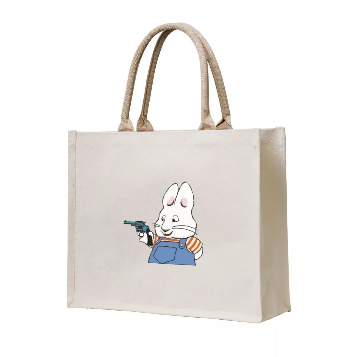 

Max has a Gun Tote Bag shoping bag Large bags for women bag for beach foldable reusable