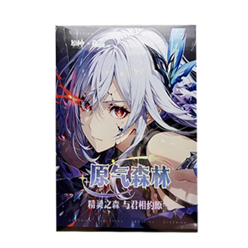 Classic Game IP Genshin Impact Limited Edition Cards ‌young Adult‌ Favorite 3D Fantasy Adventure Character Fine Cards Toys Gifts