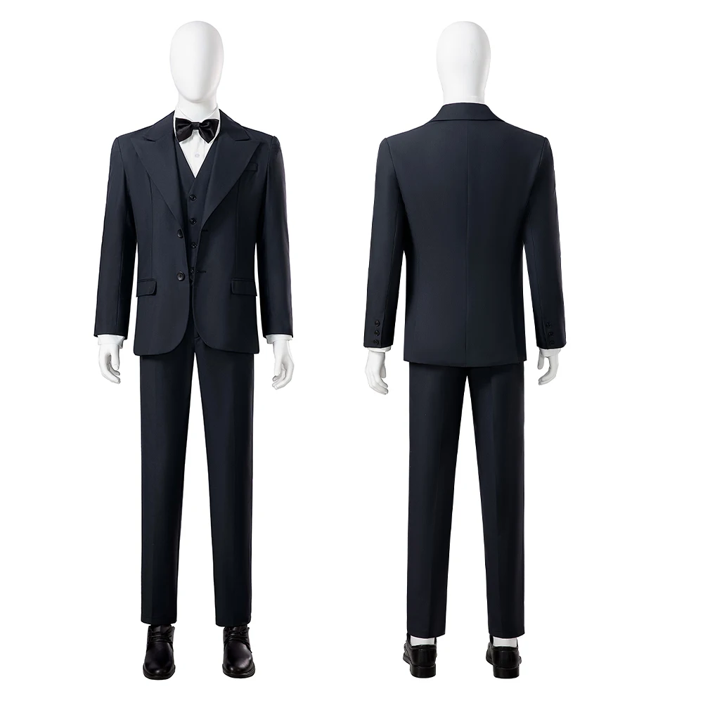 Joker Black Versatile Costume Halloween Role-Playing Costume Men's Uniform Versatile Black Suit Coat