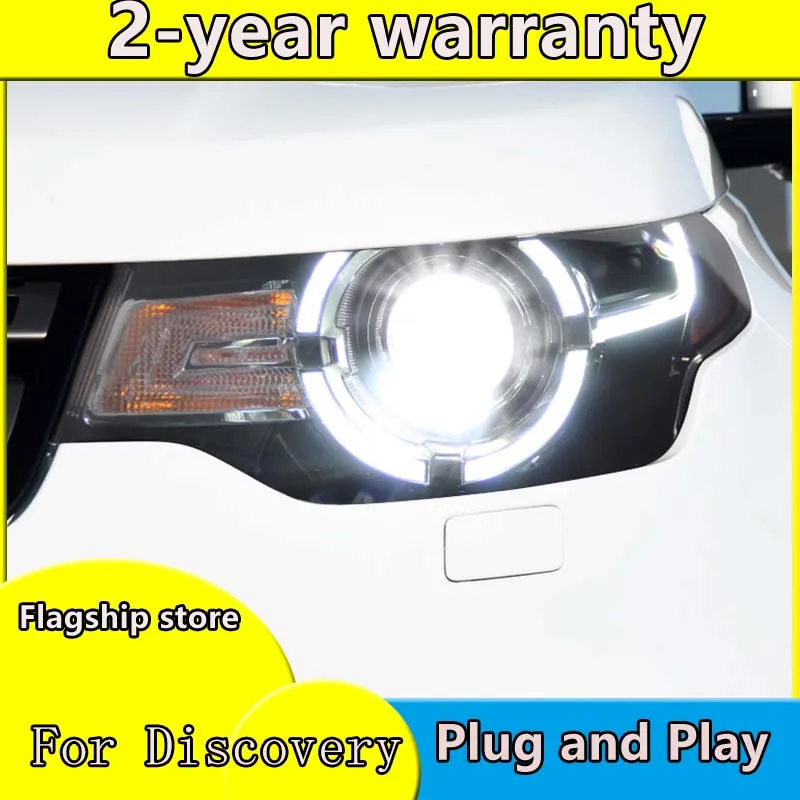 

Car Styling Head Lamp for Land Rove Discovery Freelander Headlight 2016-2018 LED Headlight LED DRL Hid Bi Xenon Auto Accessories