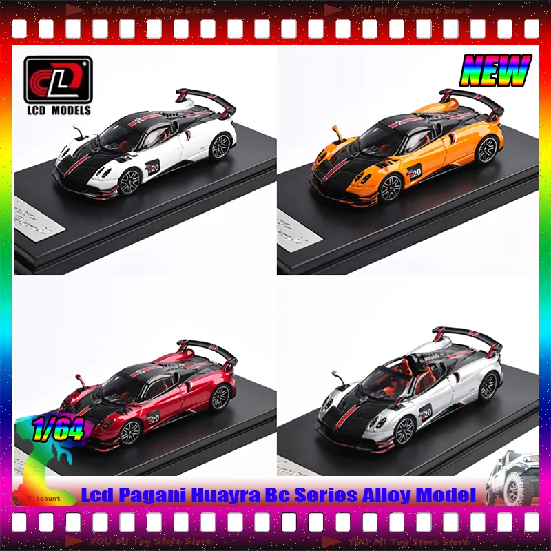 

New Stock Lcd 1:64 Pagani Huayra Bc Series Simulation Alloy Miniature Die-Cast Car Model Custom Children'S Collectible Toys Gift