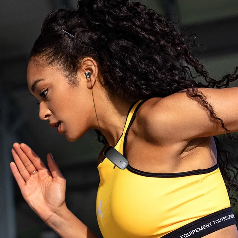 RUN 기술 LED 블루투스 이어폰 C타입 자동 감김 넥밴드 원클립 노이즈캔슬링 방수 고품질 비즈니스