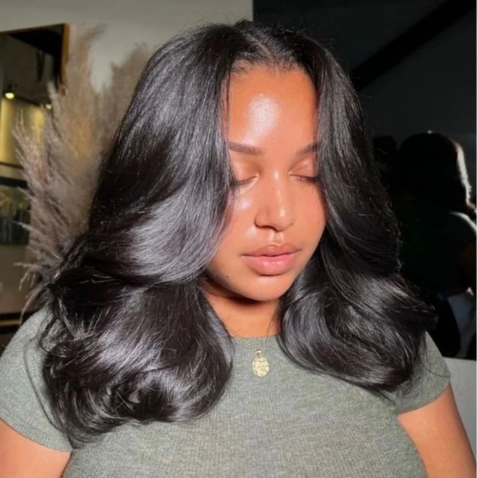 

Парик-боб из натуральных волос без шнуровки, 4x4, 5x5, без клея, с эффектом волны, готовый к носке, предварительно прорезанный, для женщин