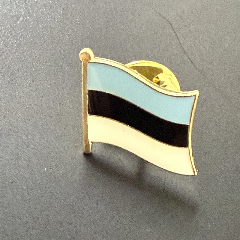 Значок с флагом Эстонии, значок с лацканами для рюкзака