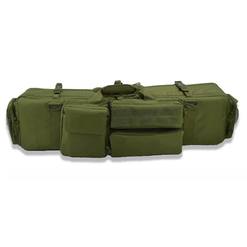 M249 Outdoor Sport Pistole Tasche Militärische Taktische Gewehr Scharfschützengewehr Schutz Box Jagd Große Kapazität Air Gun Schulter Tasche