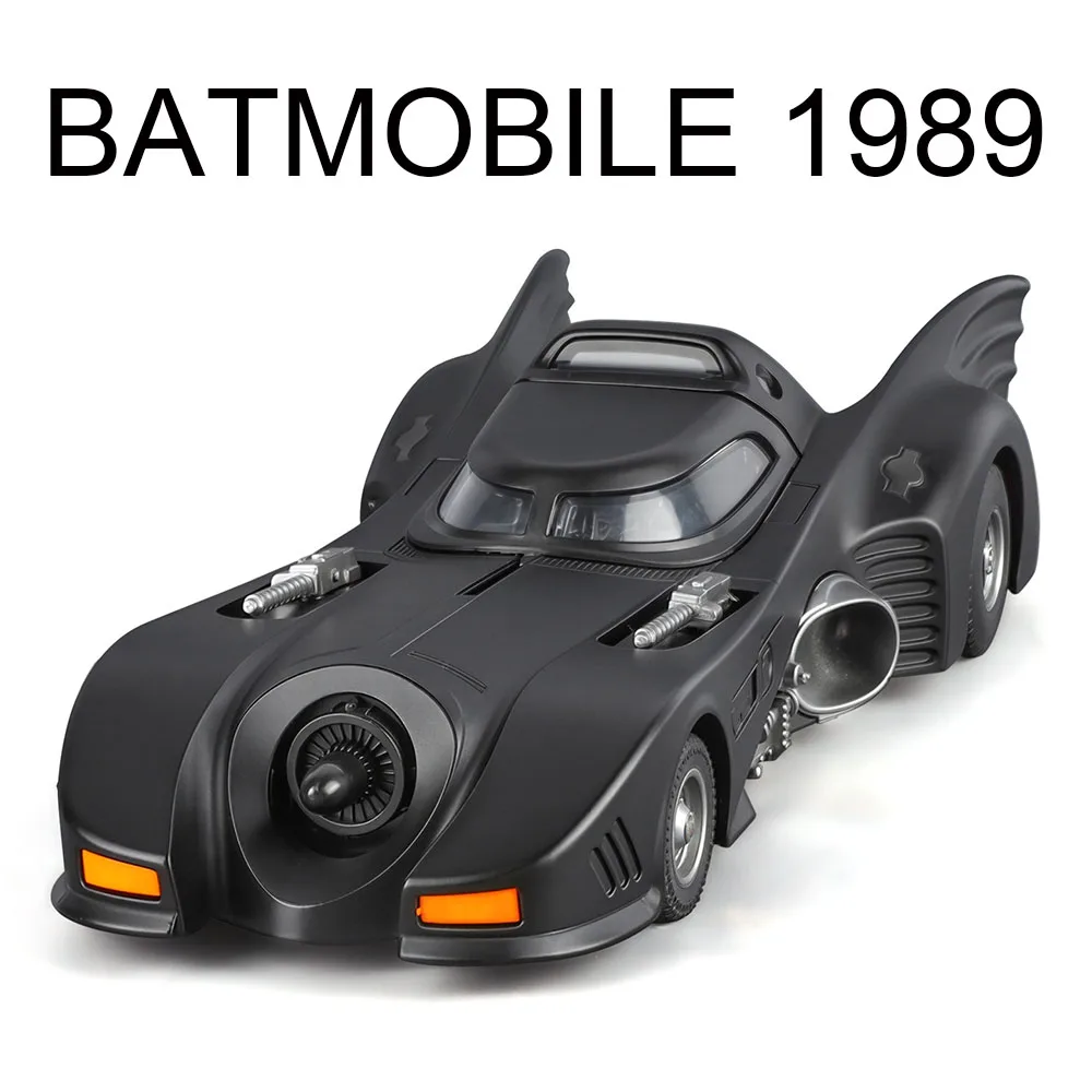

Машинка-модель Бэтмобиль 1989 Lambor Countach LBWK в масштабе 1:32, с амортизацией колес, светом и звуком, миниатюрная, для праздничных подарков
