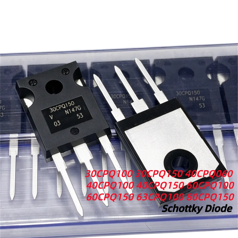 5PCS 100% New Quality 30CPQ100 30CPQ150 40CPQ060 40CPQ100 40CPQ150 60CPQ100 60CPQ150 63CPQ100 80CPQ150 Schottky Diode TO-247